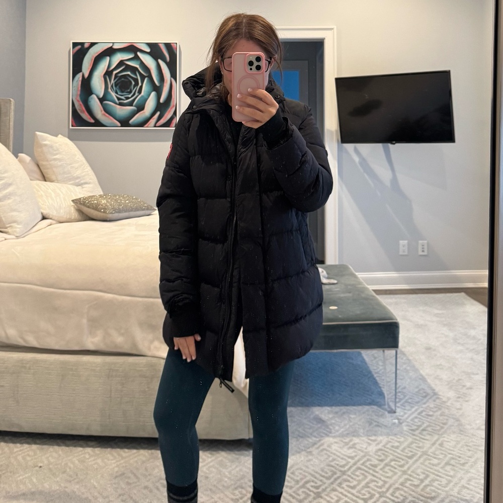 Canada Goose Black Alliston Down Coat